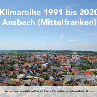 Cover Buch Klimareihe 1991 bis 2020 Ansbach