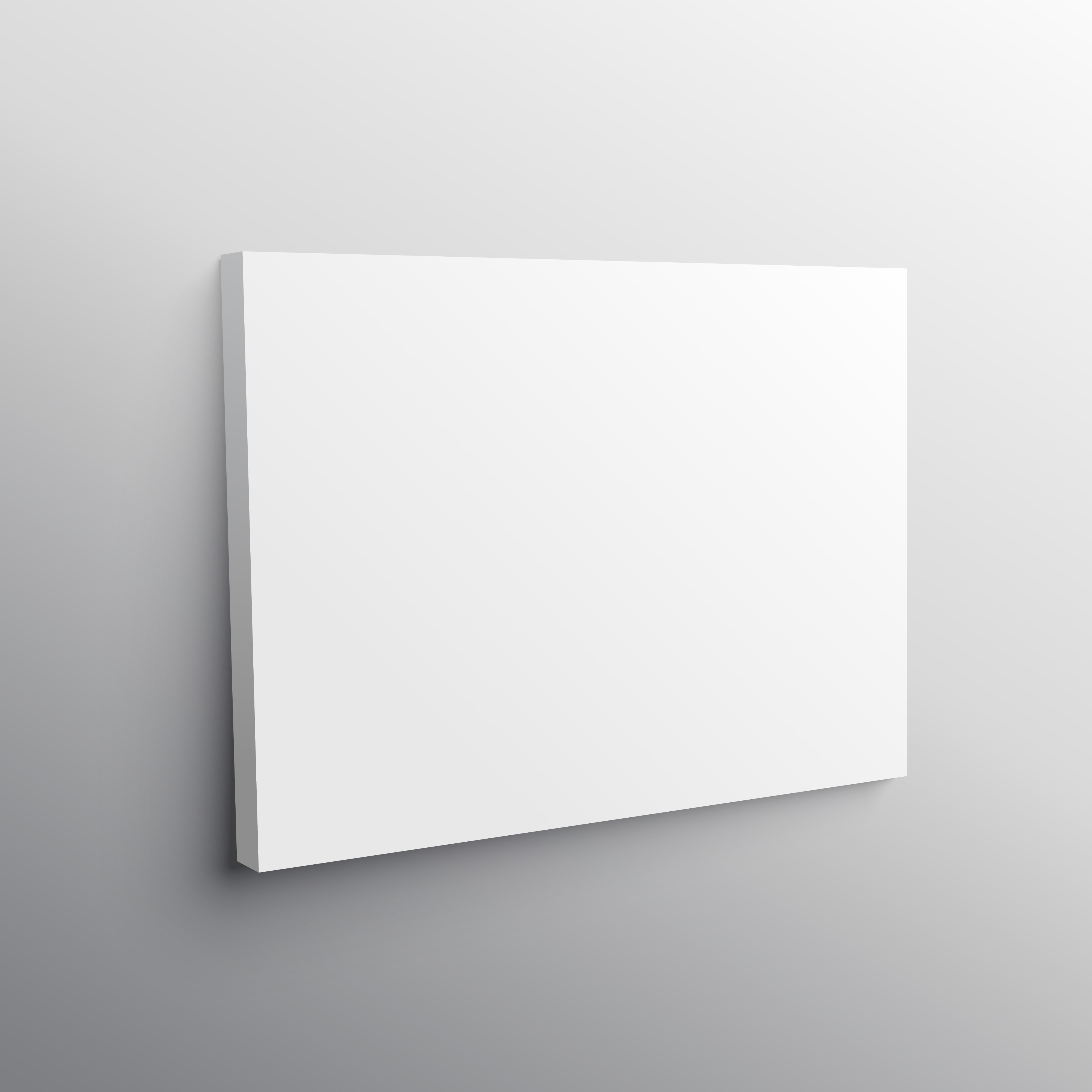 empty wall canvas display mockup vector Wetterbücher